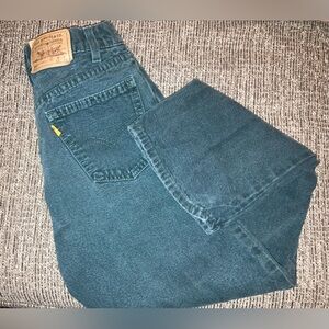 Levi's Teal Denim Jeans